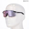 Occhiali da sole UVEX Pace Stage Small CV nero opaco/rosa specchiato 7