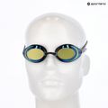 Occhialini da nuoto TYR Vecta Racing Mirrored oro/nero/nero 3