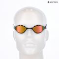 Occhiali da nuoto Arena Python Mirror rame/bianco 3
