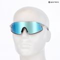 Occhiali da sole Tifosi Vogel XC satinati trasparenti/specchiati blu cielo 5