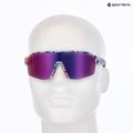 Occhiali da sole Red Bull SPECT Dundee matt blue-pink pattern/smoke pink-yellow mirror 7
