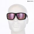 Occhiali da sole UVEX Mtn Venture CV nero opaco/rosa specchiato 10