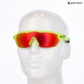 Occhiali da sole da uomo Nike Show X3 Elite L opaco volt/rosso strada a specchio 8