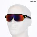 Occhiali da sole Nike Show X3 Elite L da uomo, nero opaco/volt/tonalità di campo 7