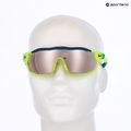 Occhiali da sole Nike Show X Rush opaco volt/cromo a specchio 9