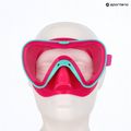 Maschera da snorkeling Mares Turtle rosa/acqua per bambini 4