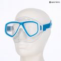 Maschera subacquea Mares Puffer aqua white/clear 3