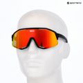 Occhiali da sole Koo Demos nero opaco/rosso specchiato 9