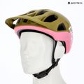 Casco da ciclismo POC Cularis olivine green matt/thulite pink matt 15