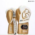 Guantoni da boxe Rival RS100 Professional bianco/oro 5