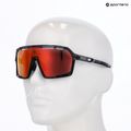 Occhiali da sole Endura Pro SL grigio/nero/rosso revo smoke/argento chiaro flash mirror/ambra 8