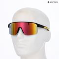 Occhiali da sole Red Bull SPECT Dakota neri/marroni con specchio rosa giallo 6