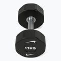 Manubrio cromato Nike Strength Pro Urethane Dumbbell 12 kg black/white 2