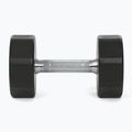 Manubrio cromato Nike Strength Pro Urethane Dumbbell 12 kg black/white 3