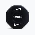 Manubrio cromato Nike Strength Pro Urethane Dumbbell 12 kg black/white 7