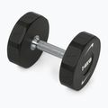 Manubrio cromato Nike Strength Pro Urethane Dumbbell 14 kg black/white