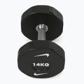 Manubrio cromato Nike Strength Pro Urethane Dumbbell 14 kg black/white 2