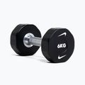 Manubrio cromato Nike Strength Pro Urethane Dumbbell 14 kg black/white 7