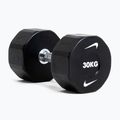 Manubrio cromato Nike Strength Pro Urethane Dumbbell 14 kg black/white 9