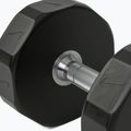 Manubrio cromato Nike Strength Pro Urethane Dumbbell 16 kg black/white 4