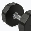 Manubrio cromato Nike Strength Pro Urethane Dumbbell 18 kg black/white 4