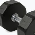 Manubrio cromato Nike Strength Pro Urethane Dumbbell 20 kg black/white 4