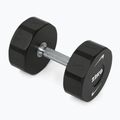 Manubrio cromato Nike Strength Pro Urethane Dumbbell 22 kg black/white