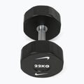 Manubrio cromato Nike Strength Pro Urethane Dumbbell 22 kg black/white 2