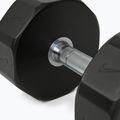 Manubrio cromato Nike Strength Pro Urethane Dumbbell 22 kg black/white 4