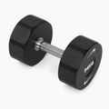 Manubrio cromato Nike Strength Pro Urethane Dumbbell 24 kg black/white