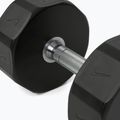 Manubrio cromato Nike Strength Pro Urethane Dumbbell 24 kg black/white 4