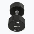 Manubrio cromato Nike Strength Pro Urethane Dumbbell 28 kg black/white 2