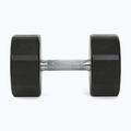 Manubrio cromato Nike Strength Pro Urethane Dumbbell 28 kg black/white 3