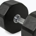 Manubrio cromato Nike Strength Pro Urethane Dumbbell 28 kg black/white 4