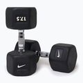 Manubrio gommato Nike Strength Hex Dumbbell 17,5 kg black/white