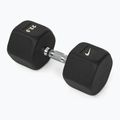 Manubrio gommato Nike Strength Hex Dumbbell 22,5 kg black/white