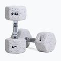 Manubrio gommato Nike Strength Grind Hex Dumbbell 12,5 kg wolf grey 5