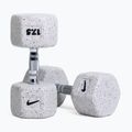 Manubrio gommato Nike Strength Grind Hex Dumbbell 17,5 kg wolf grey 5