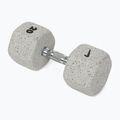 Manubrio gommato Nike Strength Grind Hex Dumbbell 20 kg wolf grey