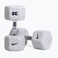 Manubrio gommato Nike Strength Grind Hex Dumbbell 20 kg wolf grey 5