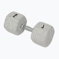 Manubrio gommato Nike Strength Grind Hex Dumbbell 22,5 kg wolf grey