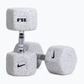 Manubrio gommato Nike Strength Grind Hex Dumbbell 22,5 kg wolf grey 5