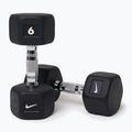Manubri Nike Strength Hex Dumbbell 2 x 6 kg black/white