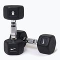Manubri Nike Strength Hex Dumbbell 2 x 8 kg black/white