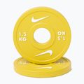Carico Nike Strength Change Plates 2 x 1,5 kg yellow/white