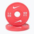 Carico Nike Strength Change Plates 2 x 2,5 kg red/white
