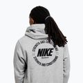 Felpa da uomo Nike Strength S&C Hoodie heather grey/black 5