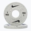 Carico Nike Strength Grind Change Plates 2 x 1 kg wolf grey