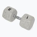 Manubrio gommato Nike Strength Grind Dumbbell 25 kg wolf grey