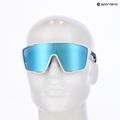 Occhiali da sole Red Bull SPECT Kraft bianchi/fumé con specchio blu 6